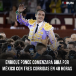 Enrique Ponce comenzará gira por México con tres corridas en 48 horas